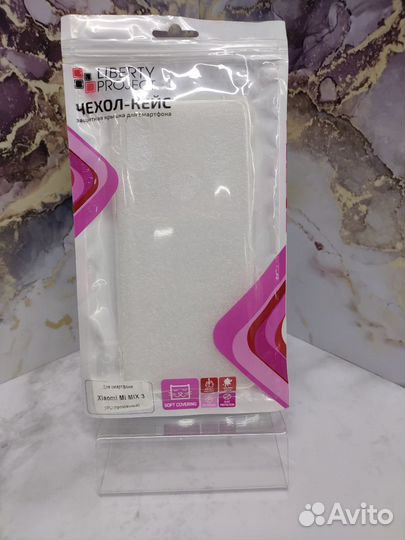Чехол силиконовый для Xiaomi Mi MIX 3 прозрачный