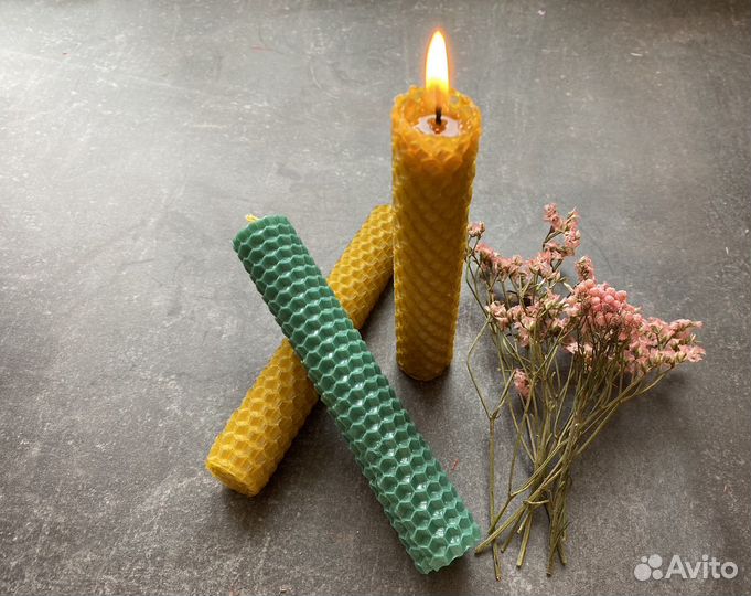 Свечи из натурального пчелиного воска