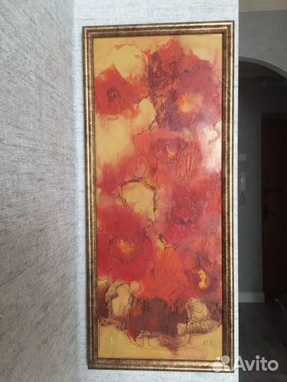 Картина маслом цветы