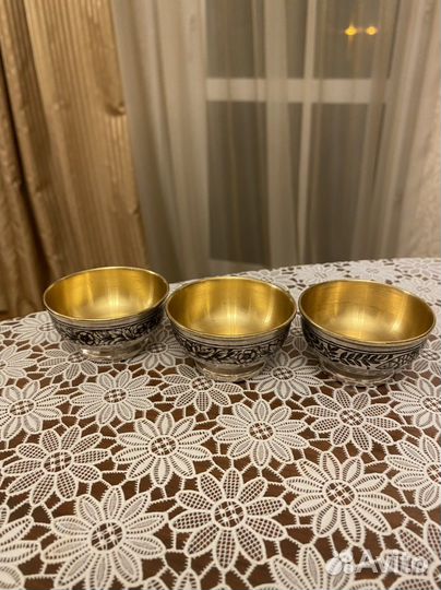 Солонка серебро СССР