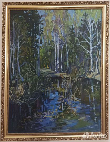 Картина маслом на холсте пейзаж