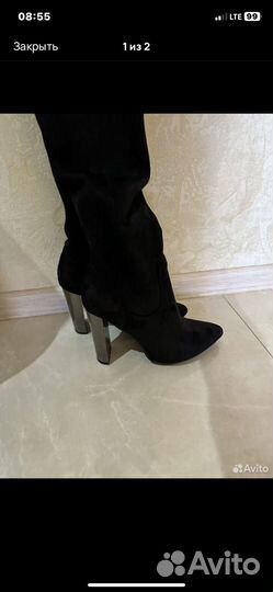 Сапоги демисезонные женские 37