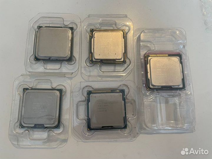 Процессоры Intel Xeon, Core, Celeron и др