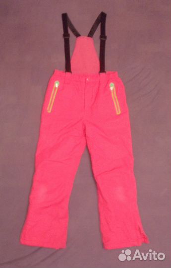 Зимние штаны-полукомбез