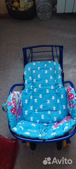 Детские санки на колесах