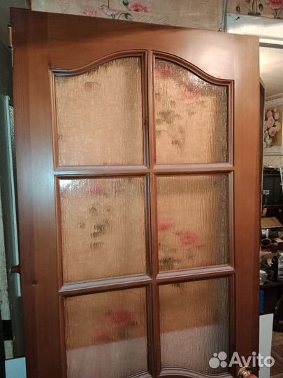 Дверь б.у Йошкар-Ола с наличниками и коробкой