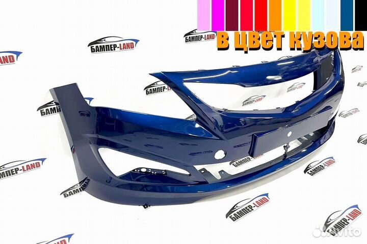 Бампер передний Hyundai Solaris 14-17 Новый любой