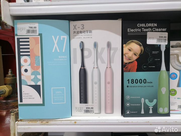 Электрические зубные щетки, вибрация