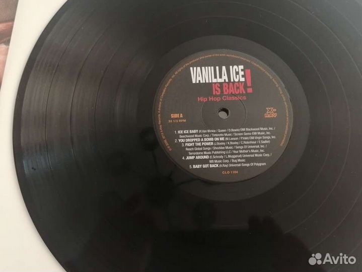 Виниловые пластинки Vanilla Ice итд