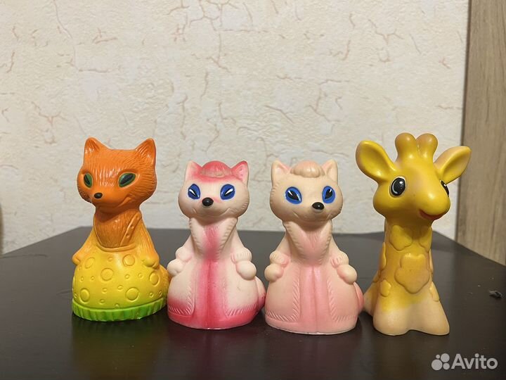 Резиновые игрушки СССР в ассортименте
