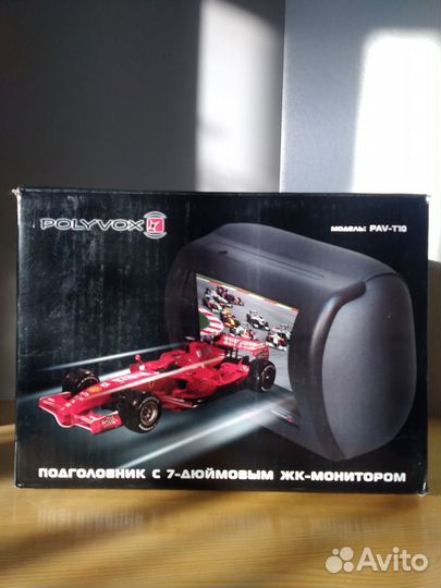 Подголовник с монитором Polyvox PAV-T10 без DVD