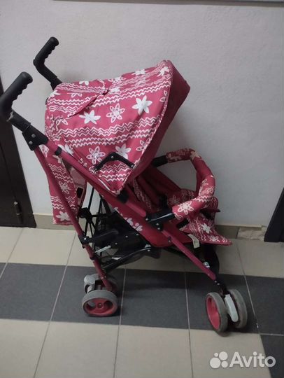 Прогулочная коляска трость бу