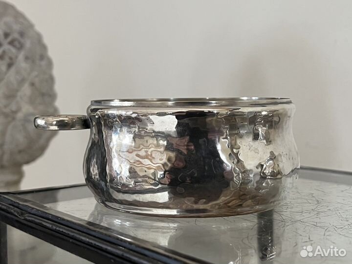 Сахарница подставка для бутылки. Серебрение