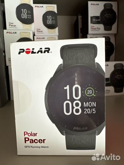 Часы polar pacer black
