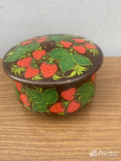 Шкатулка деревянная,Ретро