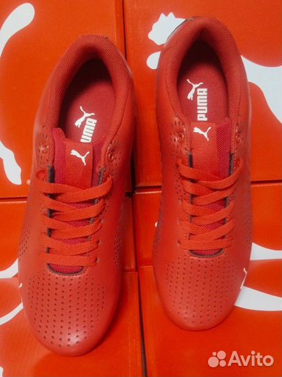 Кроссовки puma ferrari красные