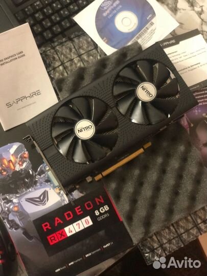 Sapphire rx 470 8gb полный комплект