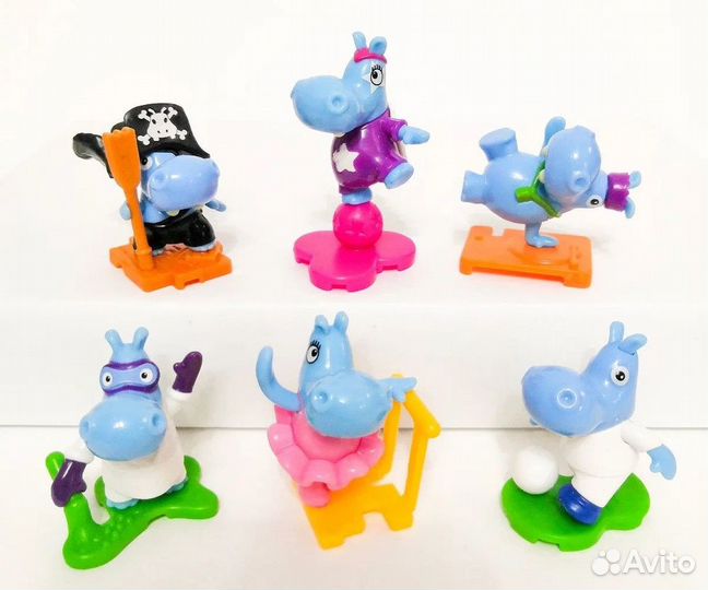 Продам киндеры: Natoons животные, Бегемотики