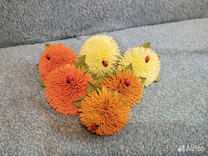 Резинки одуванчики из. фоамирана