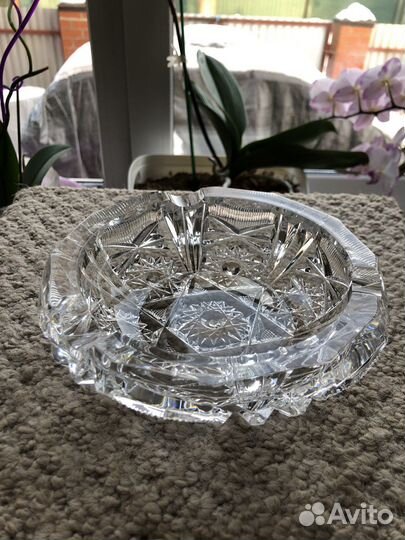 Пепельница хрустальная СССР
