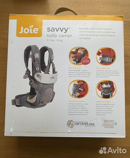Рюкзак переноска кенгуру Joie
