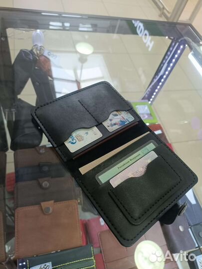 Обложка для автодокументов натуральная кожа