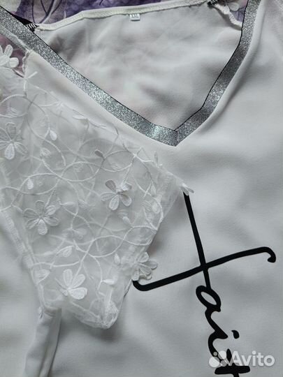 Блузка туника новая 52 - 54р