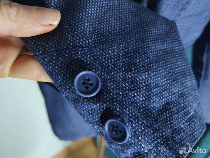 Пиджак синий для мальчика 98р