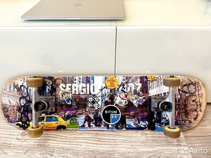Скейтборд собран в Траектории thunder Sergio munoz