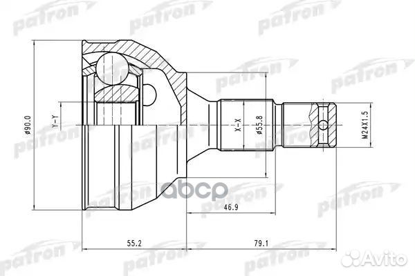 Patron ШРУС наружн к-кт citroen: Xara Picasso 0