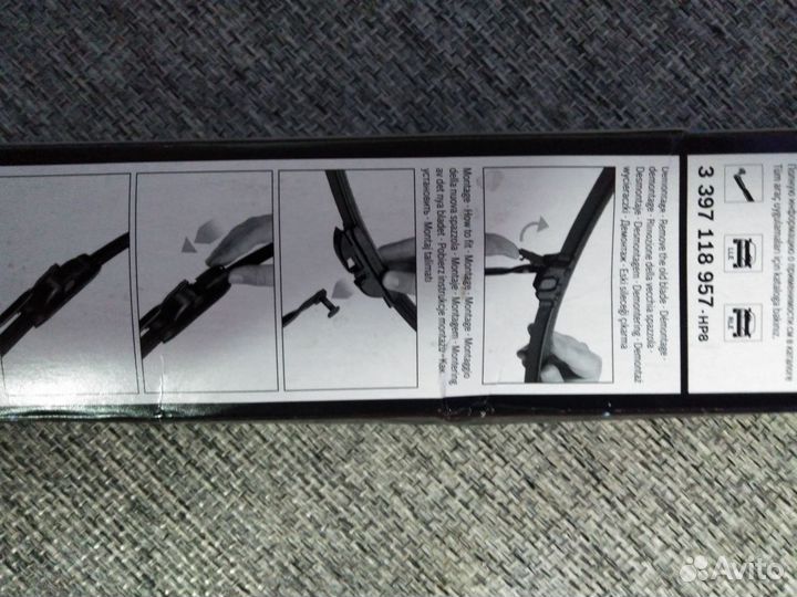 Новые Стеклоочистители дворники Bosch Рено сценник
