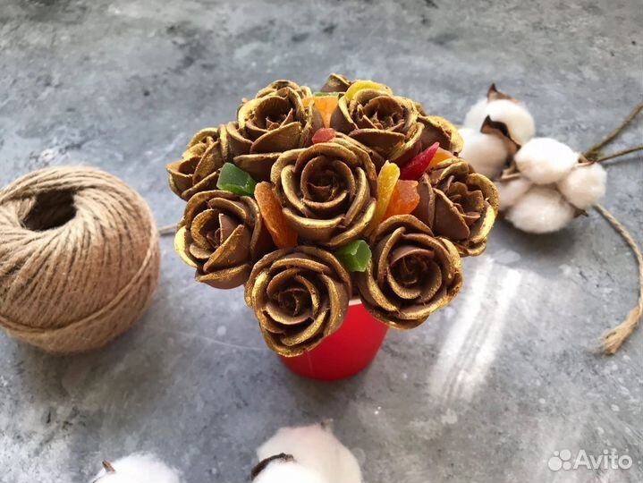 Букеты из шоколада ручной работы