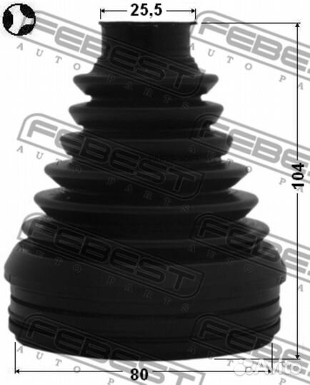 Febest 0115-ZVW30T Пыльник шруса