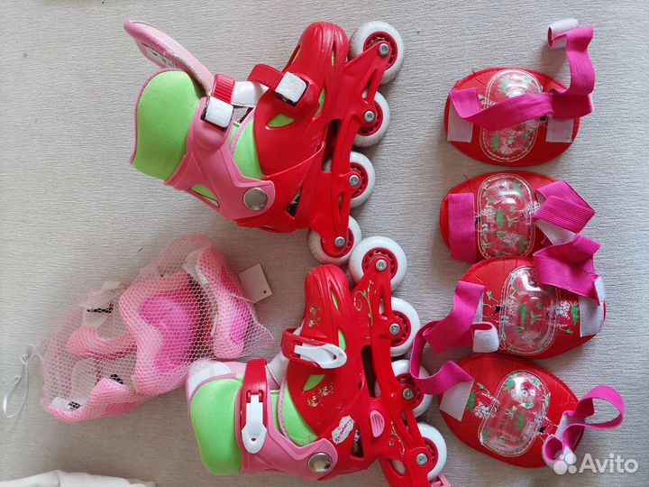 Детские ролики и защита