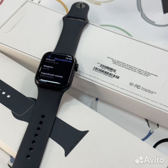 Apple Watch 8 41mm Midnight АКБ 100%