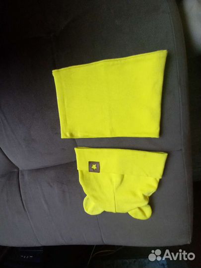 Комплект шапка и снуд