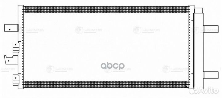 Конденсер BMW X1 F48 15- M/A lrac2613 luzar