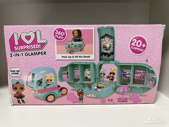 Автобус для кукол лол 40 см