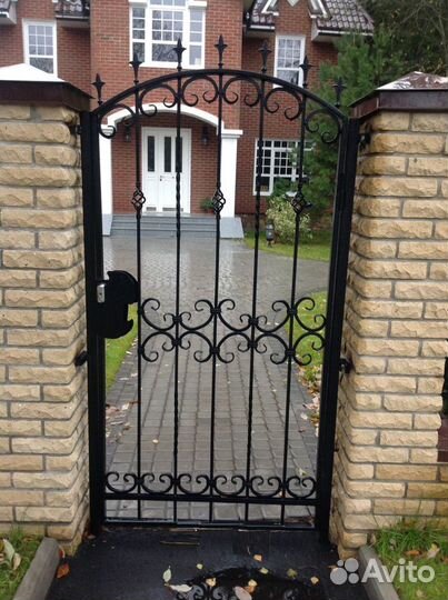 Кованая калитка на участок