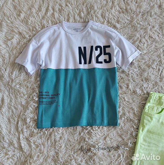 Зара Zara Reserved H&M Шорты Футболка Сандалии