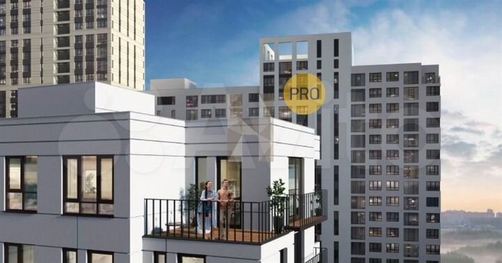 2-к. квартира, 55,2 м², 7/25 эт.