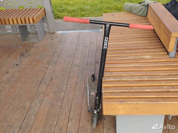 Трюковой самокат Tech team, руль от garm