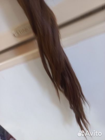 Волосы натуральные на трессе