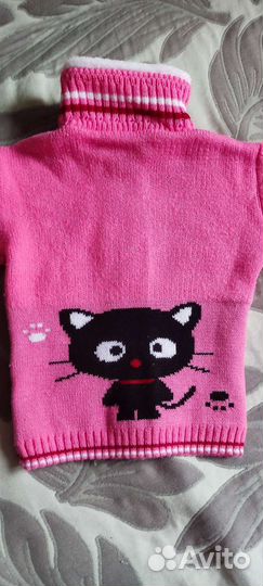 Теплая кофта для девочки рост 86-92