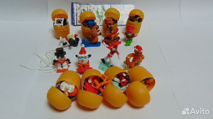 Игрушки Киндер Сюрприз Новогодние 2022-2024