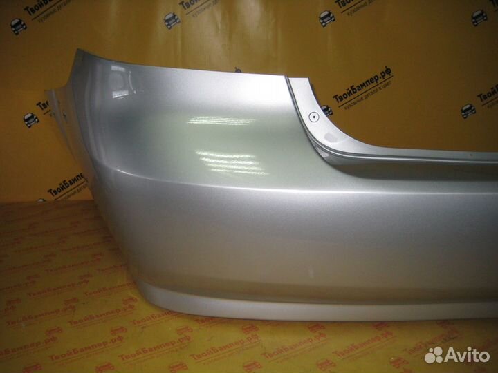 Бампер задний Chevrolet aveo T-250 серебристый
