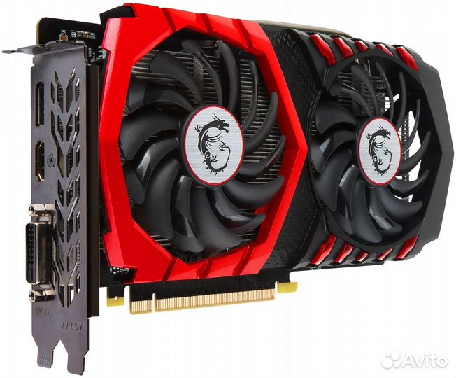 Видеокарта MSI GeForce GTX 1050 Ti gaming X 4G