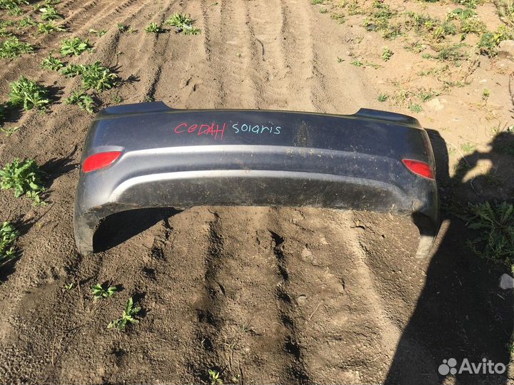 Бампер задний (Hyundai Solaris)