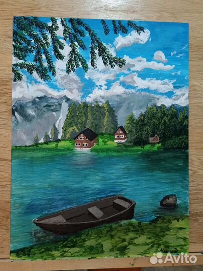 Интерьерная картина ручная работа