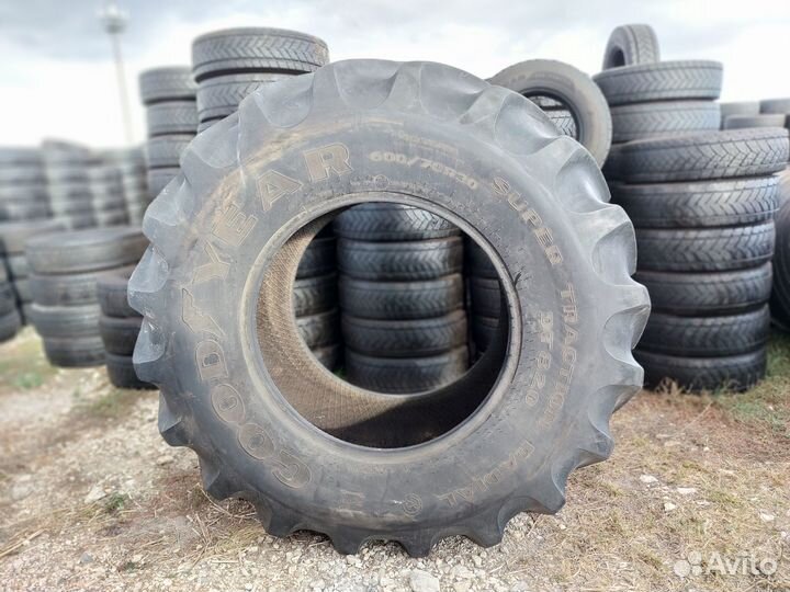 Шины на трактор 600/70R30 Goodyear DT820 Б/У
